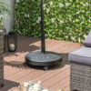 51LBS 20.5Inch Outdoor Umbrella Base with Wheels and Handles