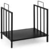 Decorative Steel Firewood Log Holder with Handle