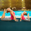 Large Yoga Mat 6' x 4' x 8 mm Thick Workout Mats-Blue