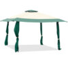 13 Feet x 13 Feet Pop Up Canopy Tent Instant Outdoor Folding Canopy Shelter-Green