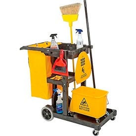 Impact® Janitor Cart - Gray 6850
