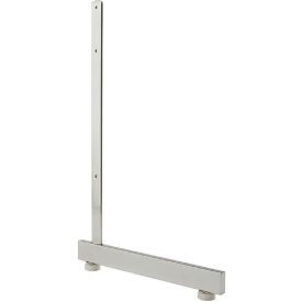 L-Shaped Leg For Grid Panel - Chrome