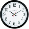 Howard Miller® Gallery Wall Clock 16"" Overall Diameter Black Case 1 AA