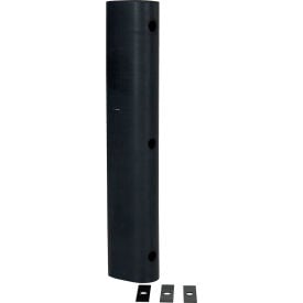 Extruded Fender Bumper Half Oval 36Wx6-5/16H Black