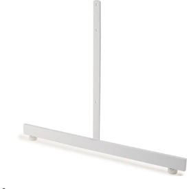 Rectangular Tubing Leg For Grid Panel - Semi-Gloss White