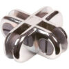 4-Way Connector - Chrome