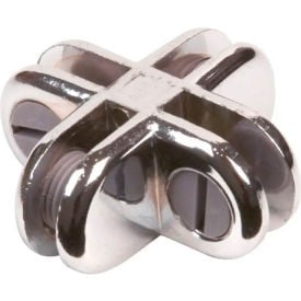 4-Way Connector - Chrome