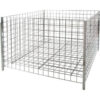 48"" Square Grid Dump Bin - Chrome