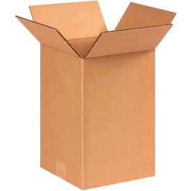 Global Industrial Cardboard Corrugated Boxes 8""L x 8""W x 11""H Kraft