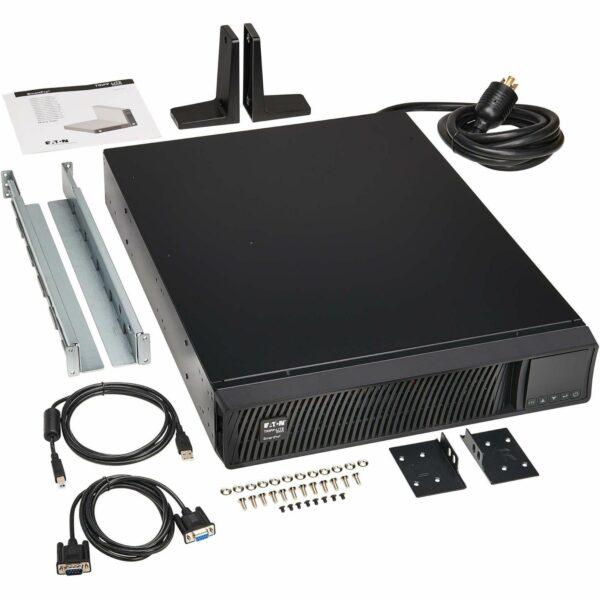 Eaton Tripp Lite Series SmartPro 3000VA 3000W 120V Line-Interactive Sine Wave UPS - 7 Outlets, Extended Run, Network Card Option, LCD, USB, DB9, 2U Rack/Tower Battery Backup