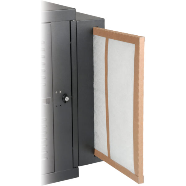 Tripp Lite by Eaton SmartRack 12U Switch-Depth Wall-Mount Small Rack Enclosure for Harsh Environments Hinged Back 230V
