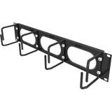 Vertiv 2U Horizontal Cable Manager with Metal D Rings