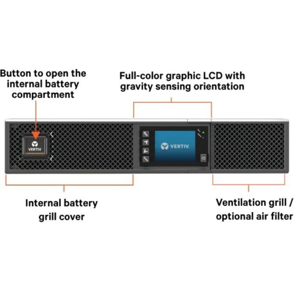 Vertiv Liebert GXT5 500VA 120V UPS with SNMP/Webcard