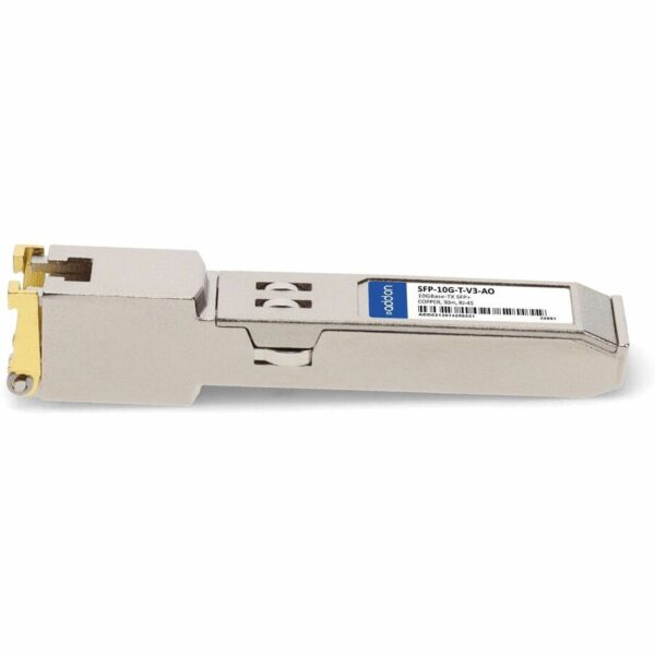 AddOn Compatible TAA 100/1000/10000Base-TX SFP+ Transceiver (Copper, 30m, RJ-45)