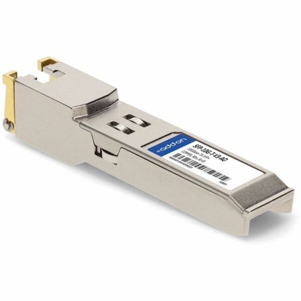 AddOn Compatible TAA 100/1000/10000Base-TX SFP+ Transceiver (Copper, 30m, RJ-45)