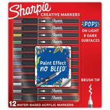 Sharpie Creative Markers, Water-Based Acrylic Markers, Brush Tip