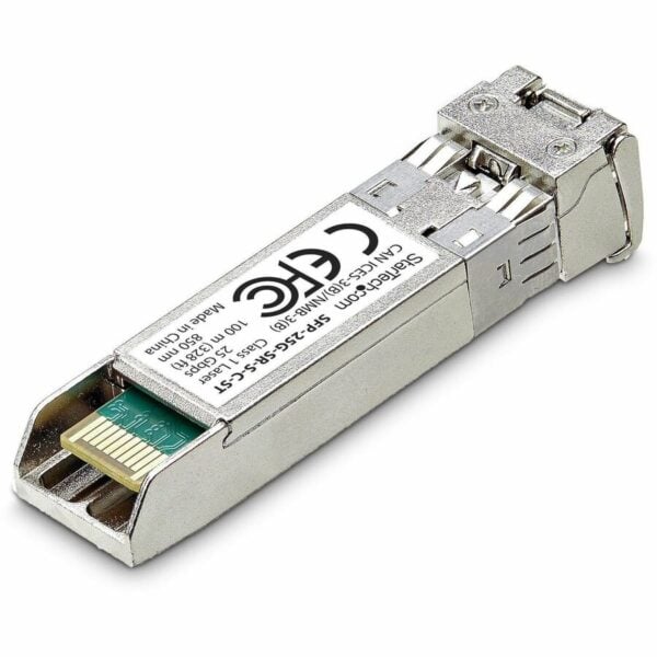 StarTech.com Cisco SFP-25G-SR-S Compatible SFP28 Module, 25Gb Multimode Fiber (MMF), 25GBASE-SR LC Transceiver, 100m (328ft), DDM/DOM
