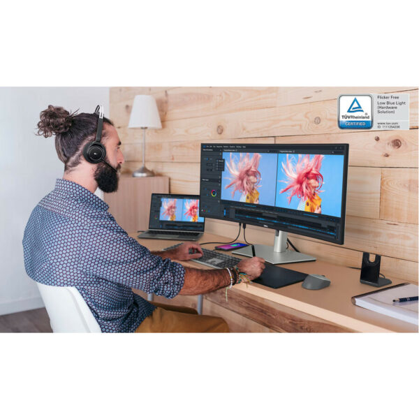 Dell UltraSharp U3423WE 34" Class WQHD Curved Screen LCD Monitor - 21:9