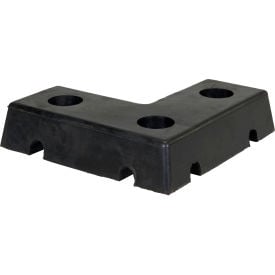 Molded Dock Bumper L-Shape 18Wx18H Black