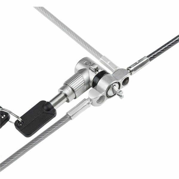 StarTech.com Universal Laptop Lock 6.6ft, Security Cable For Notebook Compatible w/Noble Wedge&reg;/Nano/K-Slot; Keyed Locking Cable