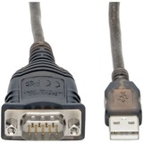 Eaton Tripp Lite Series USB to RS485/RS422 FTDI Serial Adapter Cable with COM Retention (USB-A to DB9 M/M), 30-in. (76.2 cm)