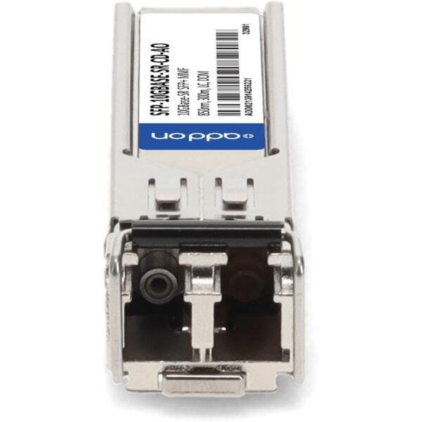 AddOn Cisco and Dell Compatible TAA Compliant 10GBase-SR SFP+ Transceiver (SMF, 850nm, 300m, LC)