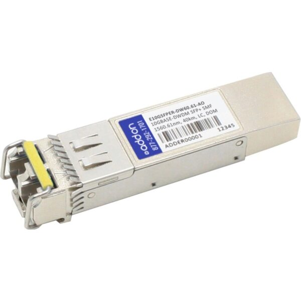 AddOn Intel E10GSFPER-DW60.61 Compatible TAA Compliant 10GBase-DWDM 100GHz SFP+ Transceiver (SMF, 1560.61nm, 40km, LC, DOM)
