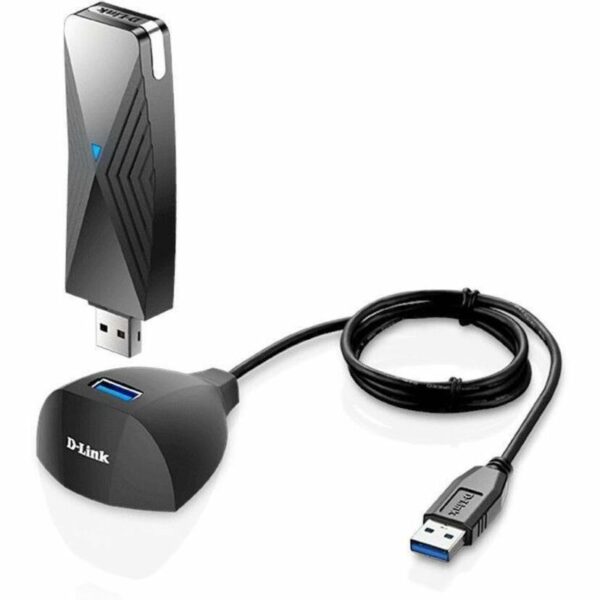 D-Link VR Air Bridge DWA-F18 IEEE 802.11 a/b/g/n/ac/ax Wi-Fi Adapter for Computer