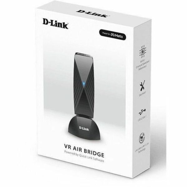 D-Link VR Air Bridge DWA-F18 IEEE 802.11 a/b/g/n/ac/ax Wi-Fi Adapter for Computer