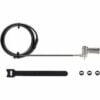 StarTech.com Universal Laptop Lock 6.6ft, Security Cable For Notebook Compatible w/Noble Wedge&reg;/Nano/K-Slot; Keyless Combo. Locking Cable