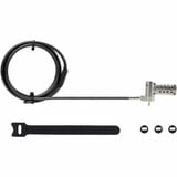 StarTech.com Universal Laptop Lock 6.6ft, Security Cable For Notebook Compatible w/Noble Wedge®/Nano/K-Slot; Keyless Combo. Locking Cable
