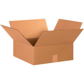 Global Industrial™ Flat Cardboard Corrugated Boxes 15""L x 15""W x 6""H Kraft
