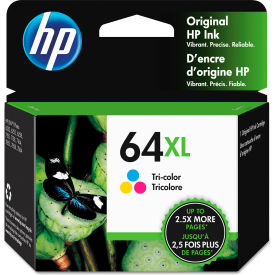 HP® 64XL High Yield Tri-Color Original Ink Cartridge 415 Page Yield