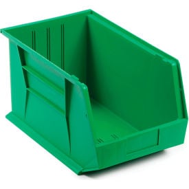 Plastic Stack & Hang Bin 11""W x 18""L x 10""H Green
