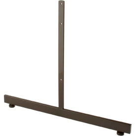 Rectangular Tubing Leg For Grid Panel - Semi-Gloss Black