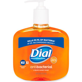Dial® Professional Gold Antimicrobial Soap Floral Fragrance 16 oz. Pump Bottle - 80790