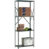 Global Industrial™ 4 Shelf 20 Ga Open Steel Shelving Unit 48""W x 24""D x 97""H Gray