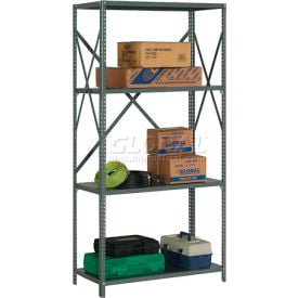 Global Industrial™ 4 Shelf 20 Ga Open Steel Shelving Unit 48""W x 24""D x 73""H Gray