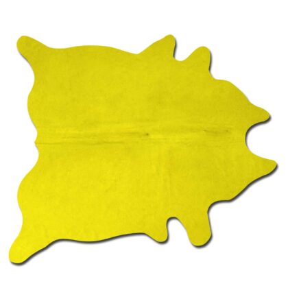 60" X 84" Yellow Cowhide - Area Rug