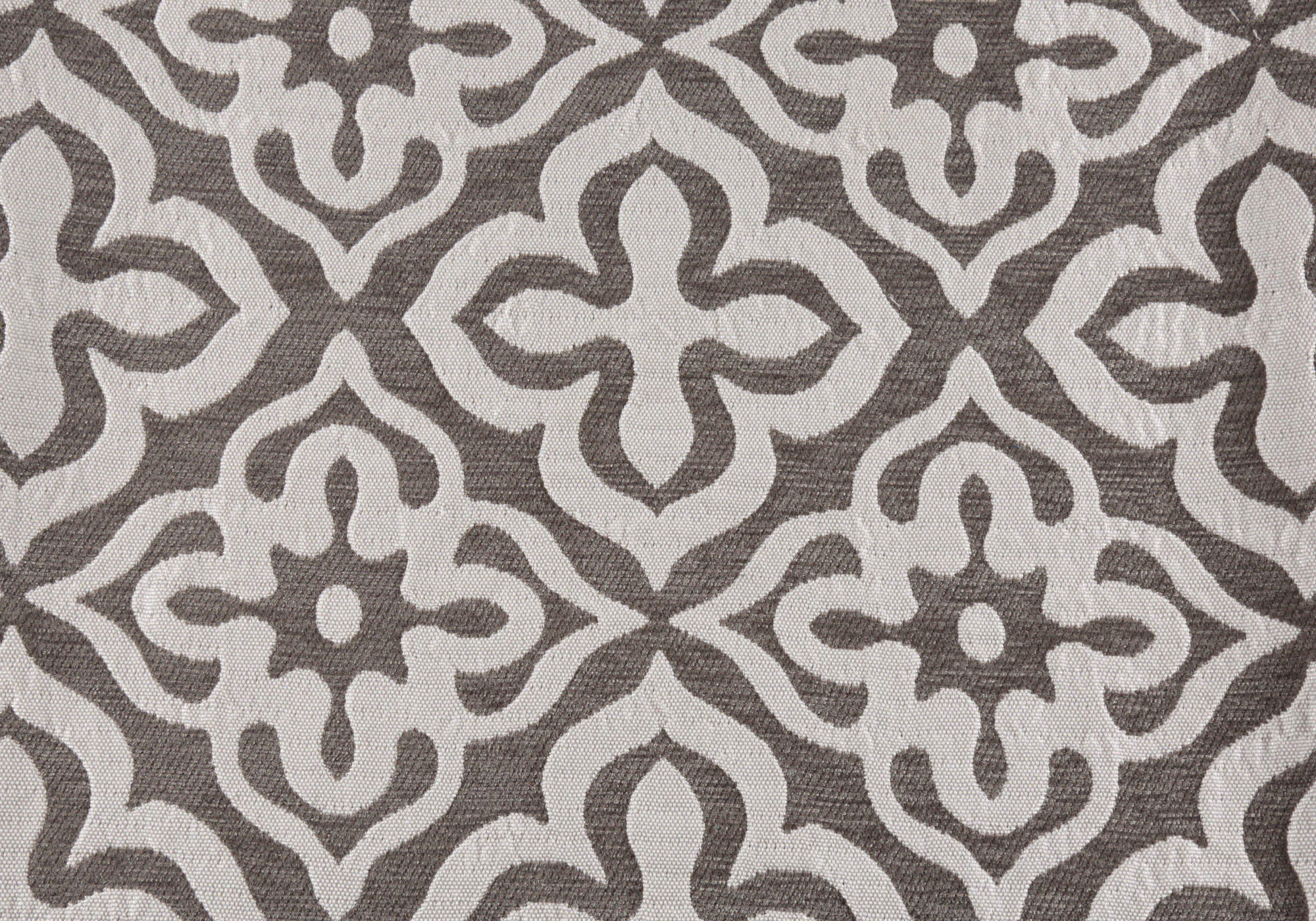 18" X 18" Taupe Polyester Geometric Zippered Pillow - Image 4
