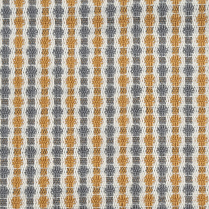 18" X 18" Gray and Gold Polyester Striped Zippered Pillow
