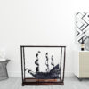 39" Black Black Pearl Pirate Table Top Display Boat Hand Painted Decorative Boat