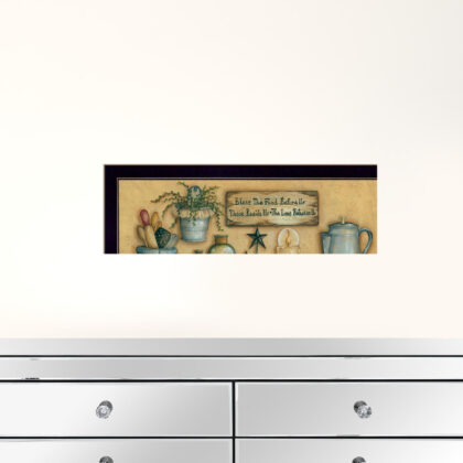 Country Kitchen 2 Black Framed Print Wall Art