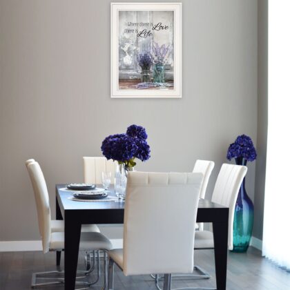 Where There is Love 2 White Framed Print Wall Art