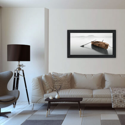 Solitude 2 Black Framed Print Wall Art