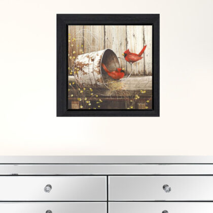 Playing Around 1 Black Framed Print Wall Art