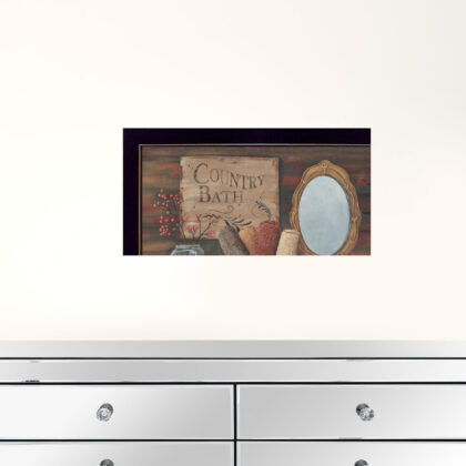 Set Of Four Bathroom Black Framed Print Bathroom Wall Art
