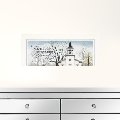 Amazing Grace 4 White Framed Print Wall Art
