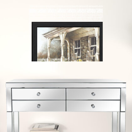 Sunday Afternoon 2 Black Framed Print Wall Art