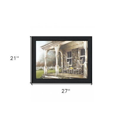 Sunday Afternoon 2 Black Framed Print Wall Art